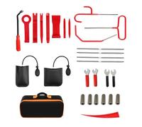 Nuyhadds Juego de herramientas de reparación de puertas de coche, juego de herramientas portátiles | Ganchos de acero inoxidable J-ganchos 29 piezas, kit profesional, herramientas de reparación de