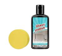Nuyhadds Limpiavidrios para Baño | 120 ml con Pasta Pulidora con Esponja | Pasta de Pulido para Limpiar Ventanas de Ducha - Para Ventana, Espejo, Grifo, Cerámica, Acero Inoxidable, Patio Y Hogar
