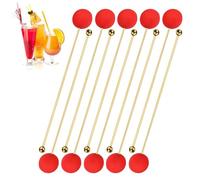 Nuyhadds Mezclador de Bebidas | Barra Portátil de Mezcla para Condimentos,Palitos para Remover Café | Para Cóctel, Chocolate Caliente, Crema, Leche, Jugos, Hogar, Café, Bar Y