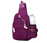 Nuyhadds Mochila impermeable para el pecho - Correa ajustable, riñonera deportiva, de viaje segura, de utilidad resistente | Bolsillo impermeable en el pecho ajustable, para uso en escalada,