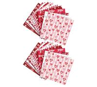 Nuyhadds Papel especial para San, papel para álbum con corazón rosa | Papel especial rosa 24 piezas de papel para álbum,Papel artístico de doble cara Cartón Love para álbum de fotos