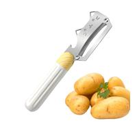 Nuyhadds Pelador de patatas - Mango antideslizante Cortador de precisión - Utensilio de cocina para zanahorias y naranjas | Para ensaladas, naranjas, uvas, mango, tomates, ajos - para el hogar