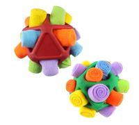 Nuyhadds Pelota interactiva para Perros: Suave y Resistente a Las mordeduras, Juguete dispensador de golosinas, Accesorio de alimentación de, Juego Divertido para Perros, Pelota