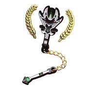 Nuyhadds PINTER DE PERCHA PARA HOMBRES, CORE PINS MEXIMANO FACCHI | Pins de esmalte para hojas de colillas brillantes estilo México - Patriotic Country Lapel Souvenir With Wheat Ears For Backpacks,