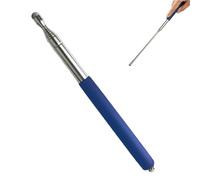 Nuyhadds Puntero de presentación para profesores, puntero retráctil para profesores, instrucciones antideslizantes y notas de presentación, lápiz portátil para profesores con función de escritura a