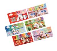 Nuyhadds Sobres Rojos del Caballo para el Año Nuevo Chino,6 Unidades De Decoraciones Para El Festival De | Sobres Del Año Nuevo Lunar 2026,Para Niños Y