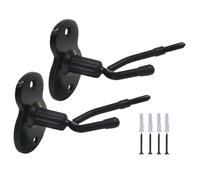 Nuyhadds Soporte de pared para violín - Soporte de pared para violín que ahorra espacio, 2 perchas para violín con soporte de, soporte de cadena para ahorrar espacio para el hogar, estudio, sala