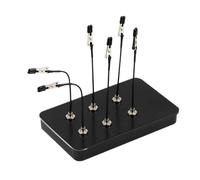 Nuyhadds Soporte para Pintura de Miniaturas,Soporte De 12 Unidades Para Herramientas De Aerografía,Base Magnética para Pintar Modelos - Para Manualidades Hobby Hotel Escuela Oficina Taller