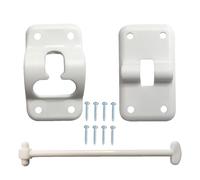 Nuyhadds Tope para puerta con cremallera | Gancho de puerta exterior para autocaravanas - Cierre de puerta de diseño ajustable para autocaravanas, camiones, remolques, autocaravanas