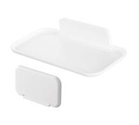 Nuyhgtr Adhesivo Wall Shelf, Hangable Shower Rack, Multifunctional Wall Mounted Storage, Space Saver plegable Organizer for Kitchen, Bathroom, Bedroom, Living Room, 9,06 x 4,72 x 1,81 pulgadas