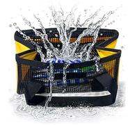 Nuyhgtr Almacenamiento De Cebo: Bolsa De Malla Organizador para Un Fácil Transporte, Soporte De Aparejo De con Función Seca Rápida, Almacenamiento De Equipo Suave para De Dulce De Agua Dulce L