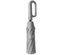Nuyhgtr Automatic Plegable Paraguas Windproof Umbrella, Lightweight Portable Paraguas with Carabiner Handle, Compact Auto Open & Close Travel for Outdoor Rain or Sun Protection, gris, Se référer au
