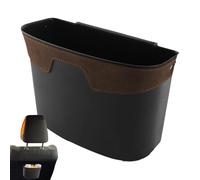 Nuyhgtr Backseat Trash Organizer, Car Waste Container, Portable Car Trash Can, Car Organizer Box, Auto Trash Holder, 18,5 x 13 cm, 7,28 x 5,12 in, for Driver and Passenger, Leakproof Car Waste Bin