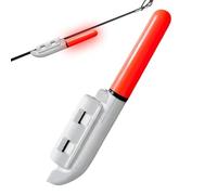 Nuyhgtr - Bastones luminosos de pesca, caña de pescar LED - Caña de pescar de noche, indicador luminoso intermitente impermeable para cañas de pescar de menos de 1 pulgada de diámetro, ayudas de pesca