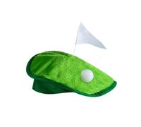 Nuyhgtr Beret Hat for Golfers Themed Party Hat for Golf Fans Unique Golf Hat for Party Disfraces Hole-In- Tema Headgear Creative Golf Party Decorations Golf Headwear Party Supplies Golf Theme