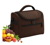 Nuyhgtr - Bolsa de almuerzo aislada, triple-layer para almuerzo, gran capacidad para almuerzo, caja de almuerzo, ajustable, correa para picnic, bolsa de almuerzo para picnics Hiking Camping Fishing