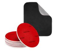 Nuyhgtr Bowling Ball Sanding Pads, Resurfacing Polishing Towel Set, Versatile Deep Cleaning Tools for Conditioning and Refinishing Bowling Balls, 9.84x7.87 Inches, Multicolor