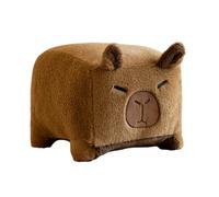 Nuyhgtr Capybara Stuffed Animal, Soft Plush Pillow Doll, Huggable Cuddly Toy, Ideal for Sofa, Bed, Car, Desk, Chair, and Bedroom Shelf Home Decoration 11.81x11.81x0.79 Inch