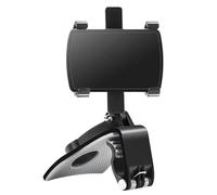 Nuyhgtr Car Phone Mount, Cell Phone Bracket, Shockproof and Stable Design with Adjustable Smartphone Cradle for Sedan, RV, Automotive, Daily Commute, Road Trips, Black Color