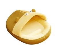 Nuyhgtr Cat Bed, Cat Cave Indoor, Cute Semi-Enclosed Bed, Plush Cat House, Washable Cat Bed, Cat House Tent, Small Cat Bed, Washable Plush Cat House Tent for Puppies and Small Cats