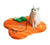 Nuyhgtr Cat Blanket, Soft Cartoon Shape Kitten Carpet, Interactive Toy Cat Blanket, Pet Thermal Pad, Washable Cat Floor Pad 68x55cm/26.77x21.65 Inches Cat Floor Pad For All Breeds of Cats