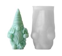 Nuyhgtr Christmas Gnome Mold, Gnome Mould, Silicone Gnome Mold, Gnome Mould, Epoxy Gnome Mold, Candle Soap Mold, Cute Gnome Silicone Mold for Christmas Crafts Handmade Decor