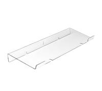 Nuyhgtr Clear Keyboard Stand, Acrylic Keyboard Holder, Ergonomic Typing Support, Transparente Storage Holder for School, Offices, Home 43,2 x 14 x 4 cm