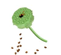 Nuyhgtr Compact Pet Slow Feeder, portátil Funny Planta Diseño Toy, Reutilizable Enrichment Game, Interactive Dog Digging Puzzle for Interior Home, 6,5 x 3,7 x 3,7 pulgadas, Green