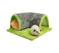 Nuyhgtr Cozy Plush Cuddle Cup Hut, Washable Small Animal Bed, Plush Small Animal Bed, Comfortable Pet Hut, Hamster Houses, Small Animal Bed, Bed for Hamster, Bunny, Hierro, Gray
