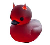 Nuyhgtr Decoración de Coche de Pato Diablo, decoración de Tablero de Pato Demonio, Adorno de Pato Diablo, decoración de Coche de Estilo gótico, Adorno de Demonio para salpicadero de automóvil,