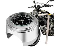 Nuyhgtr Dirt Cycle Handlebar Clock, impermeable Time Clock for Motorbike, Motorcycle Accessory Handlebar Clock, Handlebar Timepiece for Motorcycles, impermeable Dial Clock for Dirt Bikes
