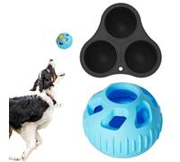Nuyhgtr Dog Food Bowl, Slow Feeder Ball for Dogs, 2piece Interactive Ball Toys, Dog Puzzle Treat Dispensing Ball, Puzzle Treat Dispenser, Puzzle Feeder Ball for Dog, Puppy, Pets, Training