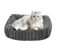 Nuyhgtr Dog Sofa Bed, Washable Cat Beds, Soft Pet Cushion, Raised Edge Support Design, Dog Lounger, Ideal for Home, Car, Apartment, Floor, Travel, Patio, Outdoor, Camping Daily Use, 60x50x17cm