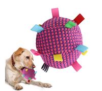 Nuyhgtr Dog Toy Ball, Interactive Play Ball, Squeaky Chew Toys, Soft Chewing Exercise, Pet Training Balls for Indoor Cats, Puppies, Kittens, Home Playtime, Outdoor Fun, 6.3x6.3x6.3 Inches