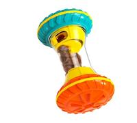Nuyhgtr Dog Treat Dispenser Toy - Adjustable Slow Feeder, Interactive Dog Puzzle with Brain Stimulating Memory Training, Pet Enrichment Toy, Compact Pet Feeder, Boredom Relief Chew Game for Training