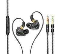 Nuyhgtr Earbuds Wired, 2-in-1 Wired Ear Phones, Earbuds with Micrófono, 3