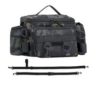 Nuyhgtr Fishing Tote Bag with Multiple Compartments, Compact Fishing Tackle Organizer, Angler's Fishing Gear Bag, Versatile Fishing Storage Solution, Fishing Travel Bag For Tackle