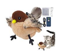 Nuyhgtr Flying Flapping Bird, Cat Toys, Catnip Interactive Toys, Realistic Flapping Bird, Kitten Toys, Catnip Bird Toy, Interactive Cat Toys, Soft Flapping Bird Toy for Fun