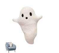 Nuyhgtr Ghost Stuffed Animal, Halloween Ghost Doll Toy, Soft Cartoon, Funny Decorative Ghost Toy, Cute Hug Pillow Boys Girls, Plush Stuffed Animal for Halloween Decor, 32x30cm