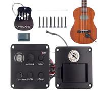 Nuyhgtr Guitar Preamplifier Kit, High-Fidelity Guitar Preamp, Pickup System Accessories, Volume Tone Tuner, Professional Guitar Preamp, Pickup Guitar Pickup for Professionals Music Lovers