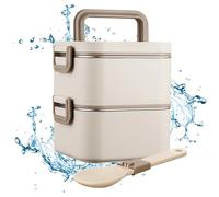 Nuyhgtr Heavy Duty Stackable Lunchbox, Leak-Proof Lunch Storage Containers, Eco-Friendly Lunch Box, Portable Meal Prep Contenedores, Reutilizable Lunch Storage, for Snacks and Ensalads