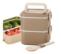Nuyhgtr Heavy Duty Stackable Lunchbox, Leak-Proof Lunch Storage Containers, Eco-Friendly Lunch Box, Portable Meal Prep Contenedores, Reutilizable Lunch Storage, for Snacks and Ensalads