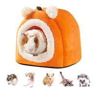 Nuyhgtr Hedgehog Bed, Soft Small Animal House, Warm Cotton Hedgehog House, Chinchilla Accessories, Cute Bear Shape Hideaway, Small Animal Bed, Cozy Hedgehog Shelter for Cold Weather