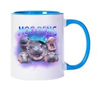 Nuyhgtr Hippo Coffee Taza, taza de café de cerámica, cute Pygmy Hippo Mug, 350 ml Coffee Milk Mug, Animal-themed Drinkware, Whimsical and Functional Ceramic Mug Designed to Brighten Your Morning