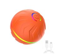 Nuyhgtr Juguetes interactivos para Perros en Movimiento, Bola rodante Activa para Perros | Pelota de Juguete para Mascotas con Pelota Que rebota automática - Pelota de Juguete para Recargable por USB