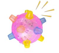 Nuyhgtr Jumping Activation Ball for Dogs, 2025 Shaking Dog Ball, Interactive Toy with Lights and Music, Moving Dancing Globe for Dogs Playing and Running, 12 x 12 cm