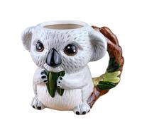 Nuyhgtr Koala Shaped Ceramic Taza, Taza de cerámica con forma de animales, 520 ml, taza de cerámica para vino, taza de cerámica Koala, taza de café, taza de cerveza de cerámica, taza de cóctel