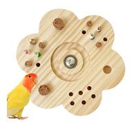 Nuyhgtr Lovebird Playing Device, Hamster Chew Toys, Rotating Hamster Ejercise Toy, Built to Last, Parakeet Puzzle Training, Mental Stimulation, Chewing Tools for Small Pets