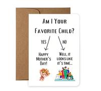 Nuyhgtr Matriarch Note - Sarcastic Comedy Stationary, Standard Fold with Envelope, Premium Cardstock Paper, High Gloss Print Finish, Witty Keepsake for Family Brunches and Sunday Luncheons