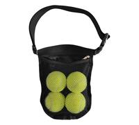 Nuyhgtr Mesh Waist Ball Bag, Sweatproof Oxford Cloth Bag, Pickleball Holder Bag, Ajustable Waist Hip Bag, Portable Ball Holder, Multifunctional Ball Band Holder, Ball Bag for 4 Balls